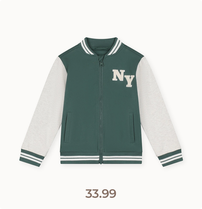 Kids zomerjas meerkleurig groen