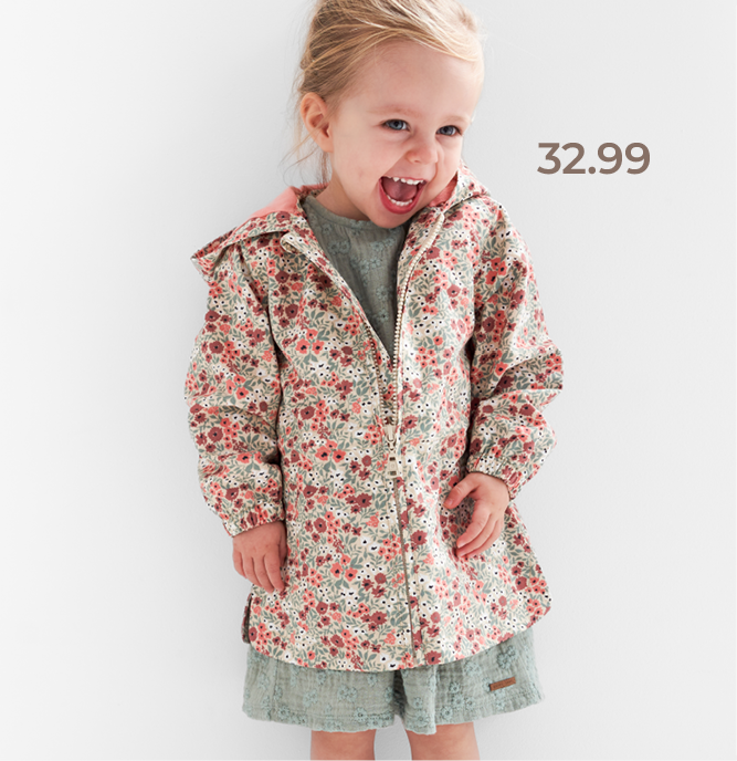 Kids zomerjas bloemen 