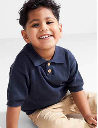 Peuter polo blauw