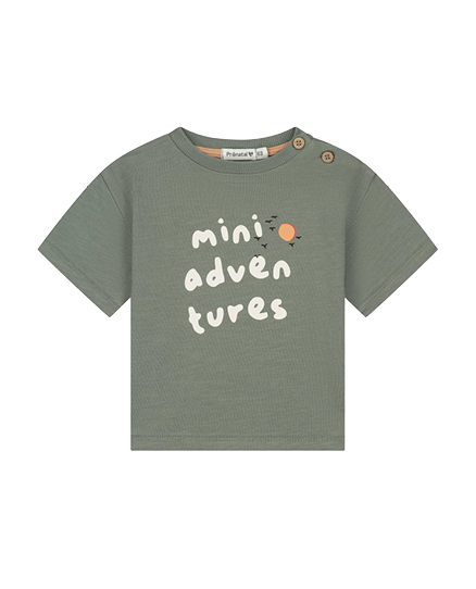 Boys baby shirt groen