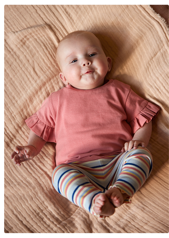 Baby legging streepjes
