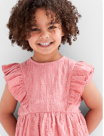 Roze jurk peuter